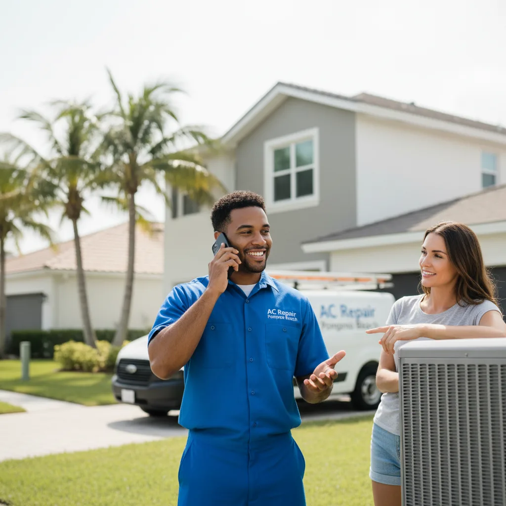 AC Repair Pompano Beach customer support in Floral
